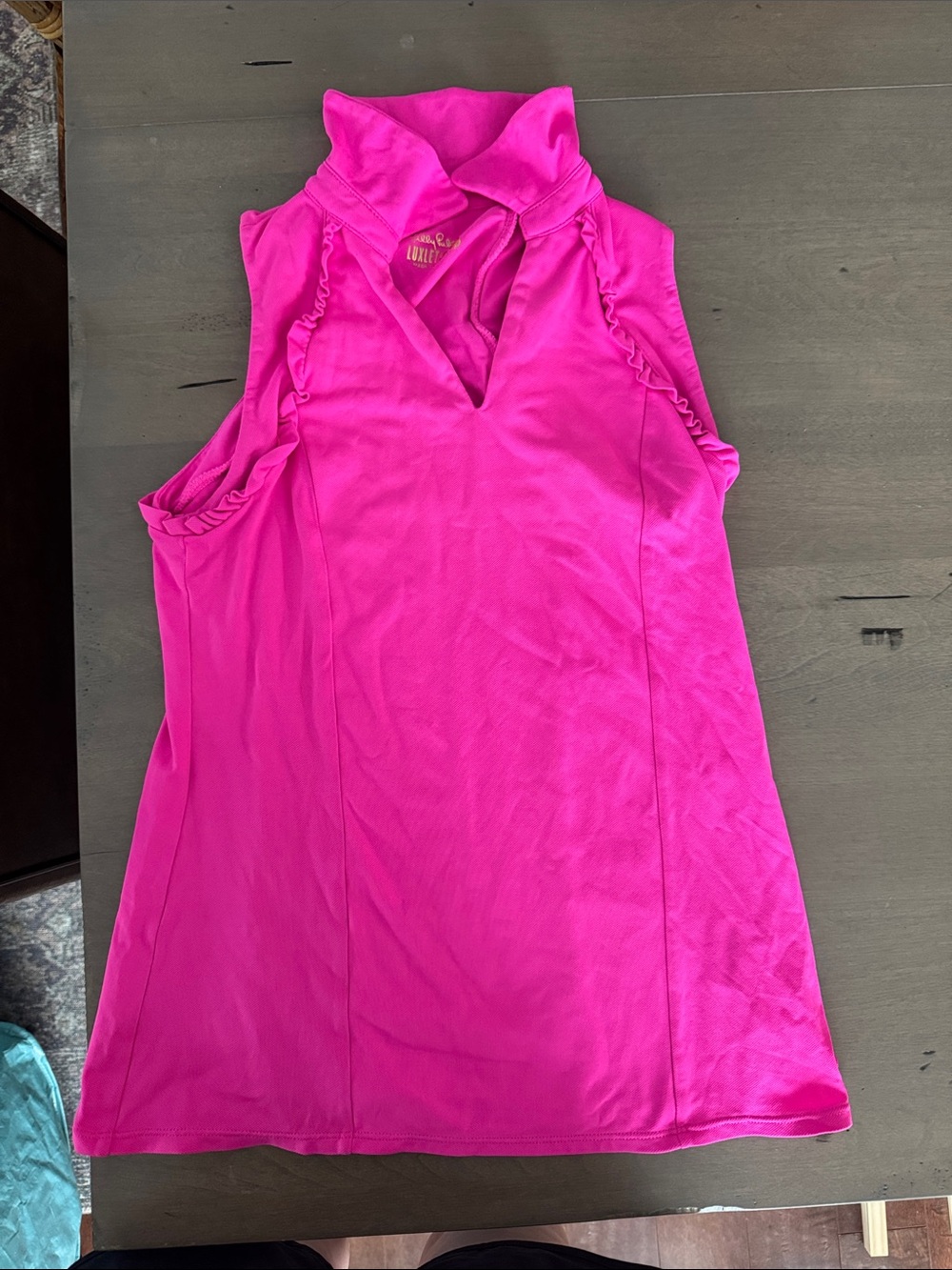 Lilly Pulitzer luxletic Hot Pink Sleeveless Tank Top size XS
